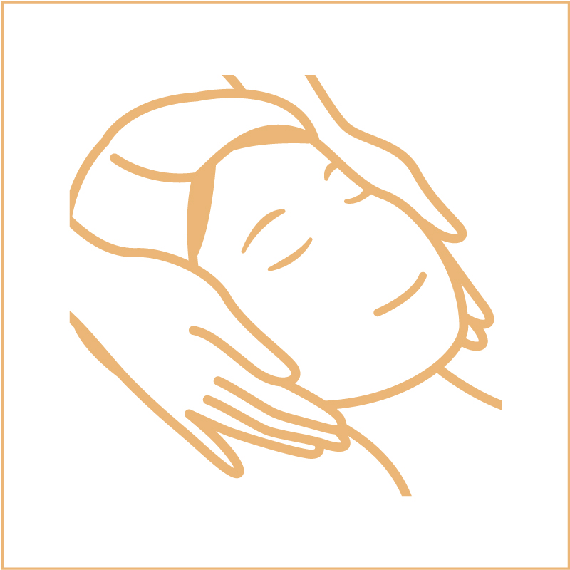 外耳アロマとヘッドマッサージ