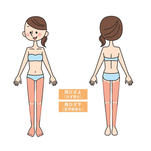 あし脱毛セット