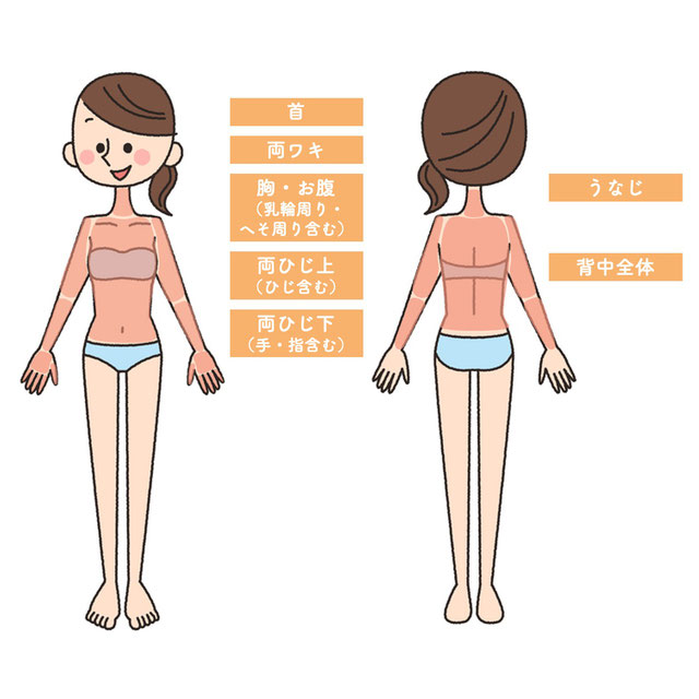 上半身脱毛セット