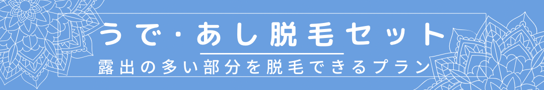 うで・あし脱毛セット
