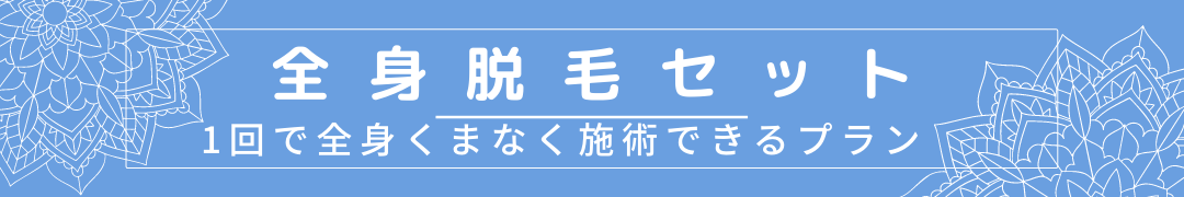 全身脱毛セット