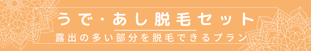 うで・あし脱毛セット