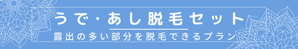 うで・あし脱毛セット