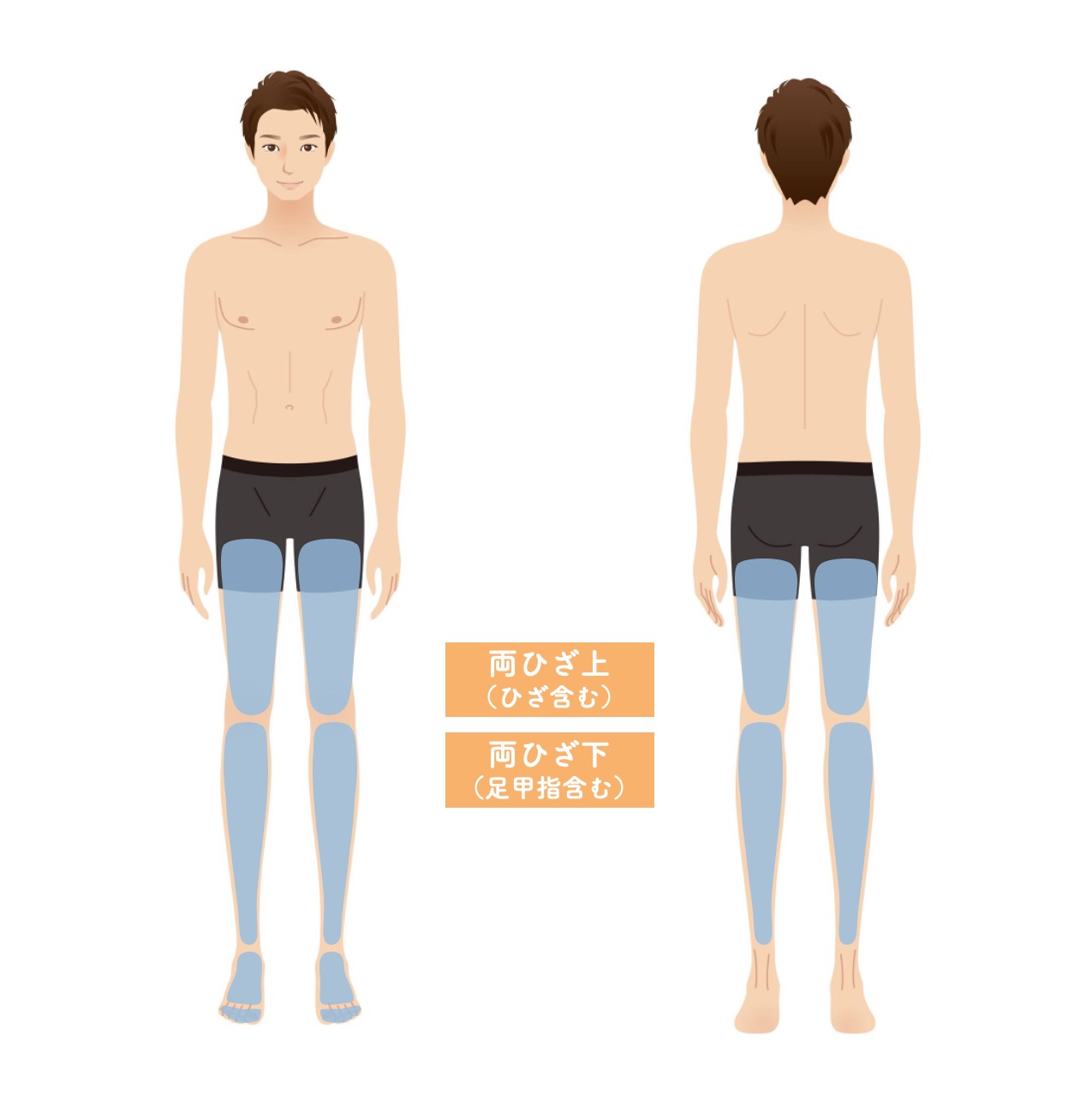 あし脱毛セット